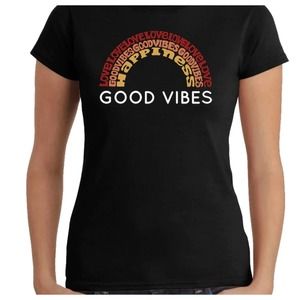 NWT La Pop Art "Good Vibes" T-Shirt
